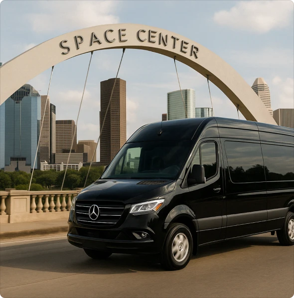 ## Just Landed? Our Airport Sprinter Van Service in Houston, TX Has You Covered  

 Flying into Houston, TX? Don’t wait in long taxi lines or deal with the chaos. Bookinglane’s airport Sprinter Van service offers a smooth, private experience from the moment you land. 

 Your driver will greet you inside the terminal, assist with your luggage, and escort you to your waiting Sprinter Van. No delays, no confusion—just a clean, spacious ride to your destination. 

 Whether you’re flying solo or arriving with a group, our airport Sprinter Vans in Houston, TX make your arrival stress-free.