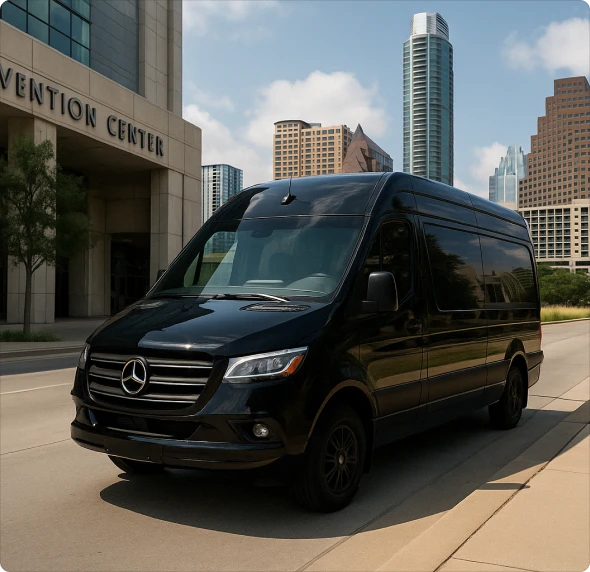 ## Executive Sprinter Van Service for Corporate Travel in Dallas, TX 

 Doing business in Dallas, TX? You need transportation that’s punctual, comfortable, and stress-free. Bookinglane’s executive Sprinter Van service is built for corporate travelers who value efficiency and space. 

  Our professional drivers show up early, dress sharp, and know how to get you to meetings on time. With spacious seating and onboard privacy, you can take calls, finish tasks, or simply unwind during the ride. 

 From team pickups to VIP transfers, our Sprinter Van service in Dallas, TX keeps your day on track and your schedule smooth.