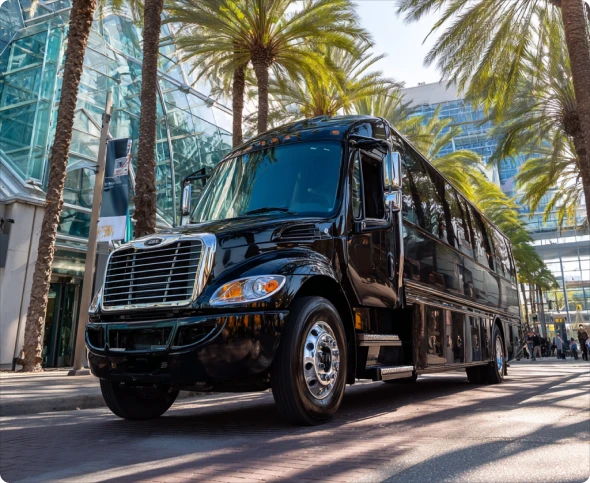 ## Charter Bus Rentals in San Diego

San Diego is the perfect destination for group travel, offering a mix of stunning beaches, vibrant neighborhoods, and year-round sunshine. From school trips to the USS Midway to business events at the San Diego Convention Center, the city welcomes all kinds of travelers. Charter bus rentals in San Diego are one of the most efficient and reliable ways to keep your group moving comfortably through "America’s Finest City."

At Bookinglane, we specialize in simplifying group transportation. Through our network of trusted transportation partners, we connect you with skilled drivers and modern, well-equipped vehicles—so whether you're traveling from SAN airport, organizing a multi-stop city tour, or shuttling between event venues, your group enjoys a smooth, stress-free ride without the hassle of coordinating multiple cars or managing traffic.