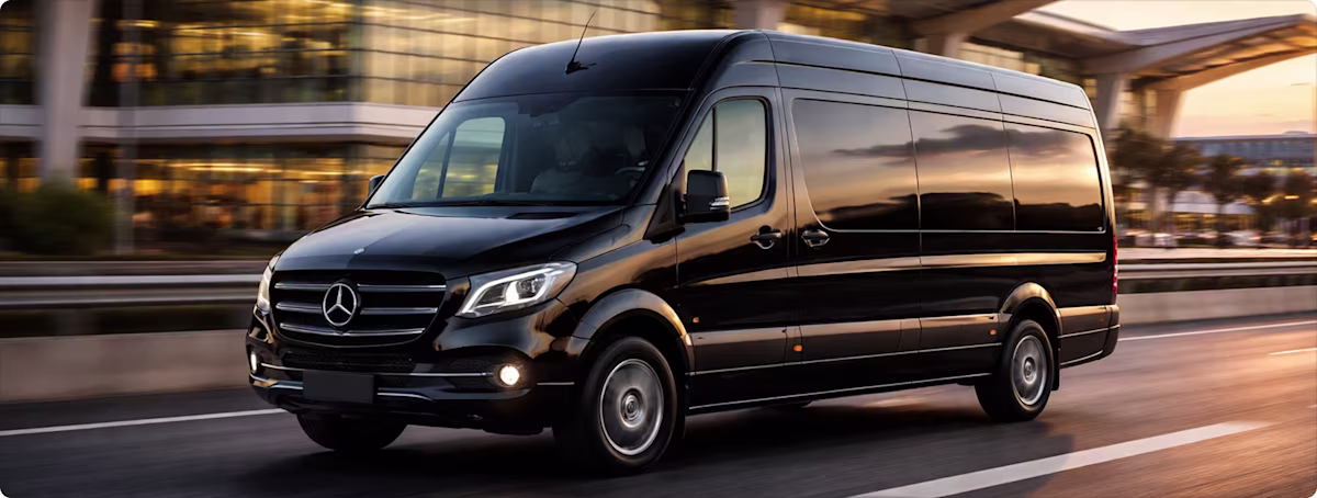 ## Sprinter Van Service between John F. Kennedy International Airport (JFK) and Grand Central Terminal Station
For group travel, Bookinglane provides spacious Sprinter van service that keeps everyone together and on schedule. These vans offer substantial seating and luggage capacity for families, colleagues, or travel groups. One vehicle handles what would otherwise require multiple cars.
The service proves valuable for corporate teams, event attendees, family trips, and coordinated hotel transfers. Professional chauffeurs arrange pickups in advance, monitor flight arrivals, and ensure your group travels as one unit. No waiting for scattered arrivals.
With generous space and reliable coordination, Bookinglane's Sprinter van option makes practical sense when groups need to stay organized and arrive together. The math favors efficiency over multiple vehicles.
