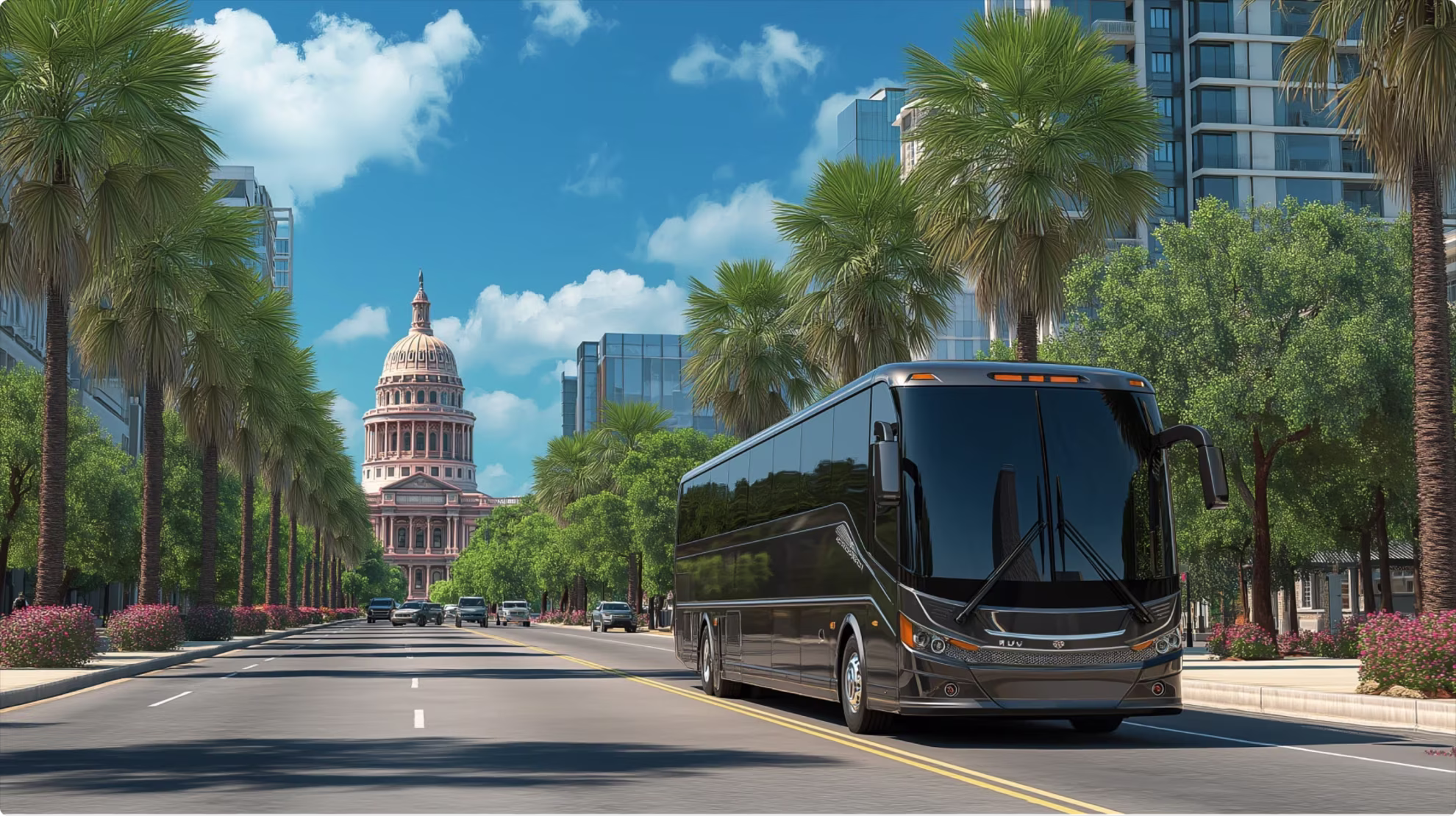 Charter Bus Rentals in Austin