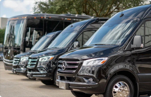 ## Minibuses and Full-Size Bus Options

Through our partnerships with top-rated bus operators in Houston, we offer a range of vehicle sizes to match your group’s needs. You can rent a minibus in Houston for up to 24 people, or you can get a mid-size or full-size charter bus for up to 56 people. Whether you're coordinating a team-building day in The Woodlands or organizing transportation for a school trip to the Houston Zoo, our flexible options provide the comfort and capacity you need.

All vehicles available through our platform include modern amenities such as reclining seats, climate control, Wi-Fi, power outlets, and ample storage for luggage, coolers, or equipment.