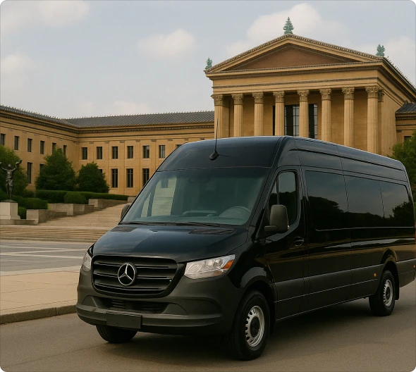 ## Long-Distance & Multi-City Group Travel

For long-distance corporate itineraries starting from Philadelphia, PA becomes simple with our executive Sprinter service. Whether transporting teams to client sites, conferences, or regional hubs beyond PhiladelphiaCounty, drivers coordinate timing closely and maintain communication throughout the journey. 

Spacious interiors allow for comfortable seating during extended travel, while early arrivals and well-planned routing ensure predictable, low-stress movement across all stops.