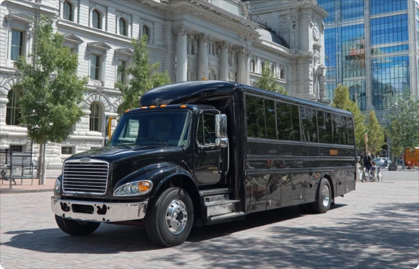 ## Rent a Charter Bus in Denver

Denver, set at the base of the Rocky Mountains, is where vibrant city life meets awe-inspiring natural beauty. Whether you're planning group transportation for a downtown business conference, a brewery tour in RiNo, or a day trip into the foothills, charter bus rentals in Denver offer a safe, convenient, and comfortable way to travel together.

Bookinglane simplifies group travel throughout the Mile High City. Avoid the hassle of coordinating multiple rideshares, finding parking at Red Rocks, or arranging airport pickups from Denver International Airport. Our charter buses keep your group on time, together, and focused on enjoying the journey.