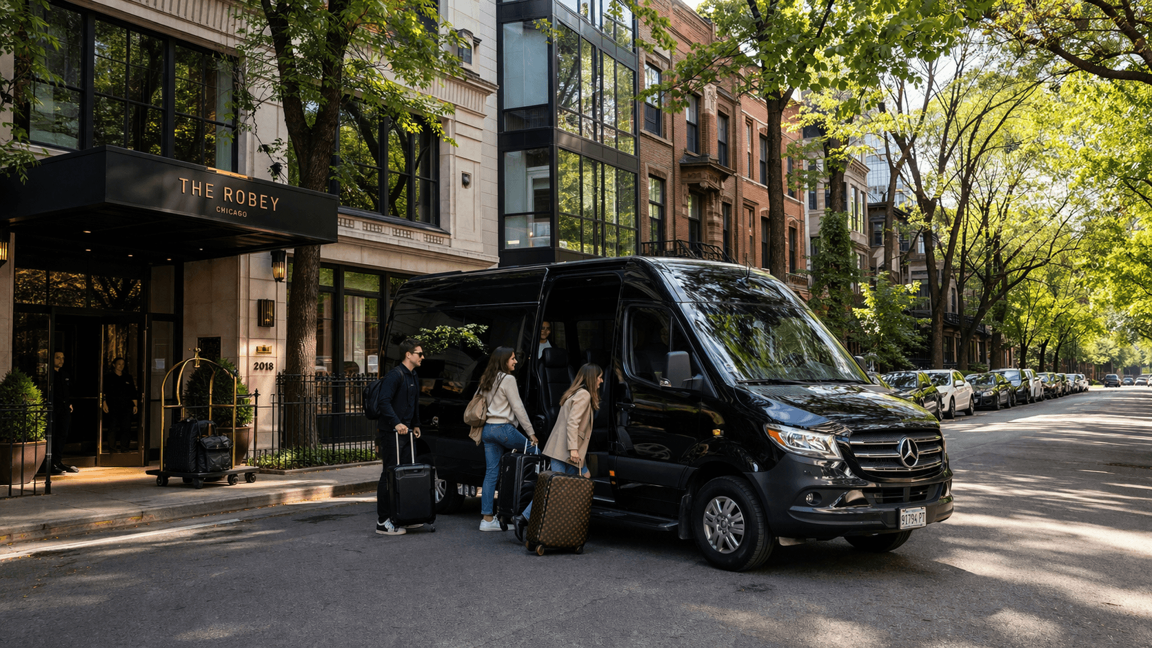 Шикарная уличная сцена у отеля (1)