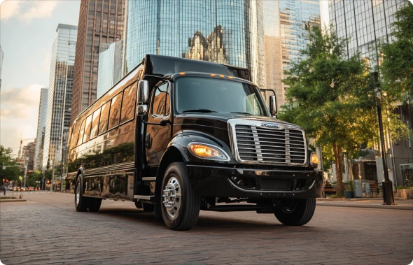 ## Charter Bus Rentals in Houston

Houston is a city that brings people together—whether it’s for business, sports, education, or celebration. With its expansive layout and fast-paced economy, navigating the city with a group can be a challenge without the right transportation. That’s where Bookinglane comes in. Whether you're planning a corporate conference, a church retreat, or a day trip to the Museum District, our Houston charter bus rentals ensure your group travels comfortably, on time, and together.

Skip the complications of rideshares or the confusion of Houston’s METRO system. Bookinglane offers a private, hassle-free way to simplify group transportation from start to finish.