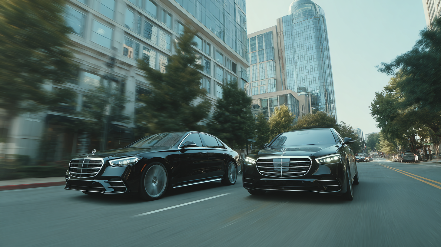 u4466961821 Two black sedans side by side in an urban setting c96e7c62-d571-4167-b963-3e780f44473e 1