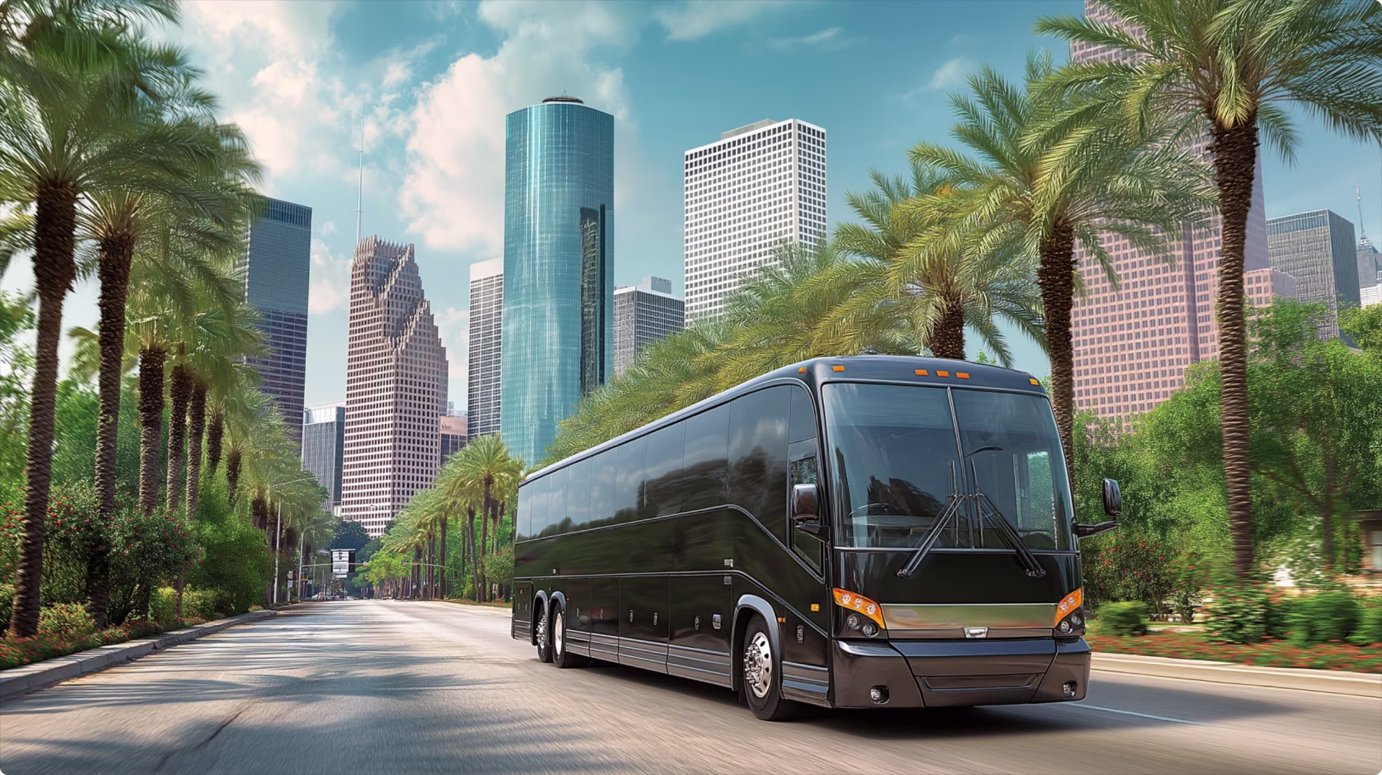 Charter Bus Rentals in Houston