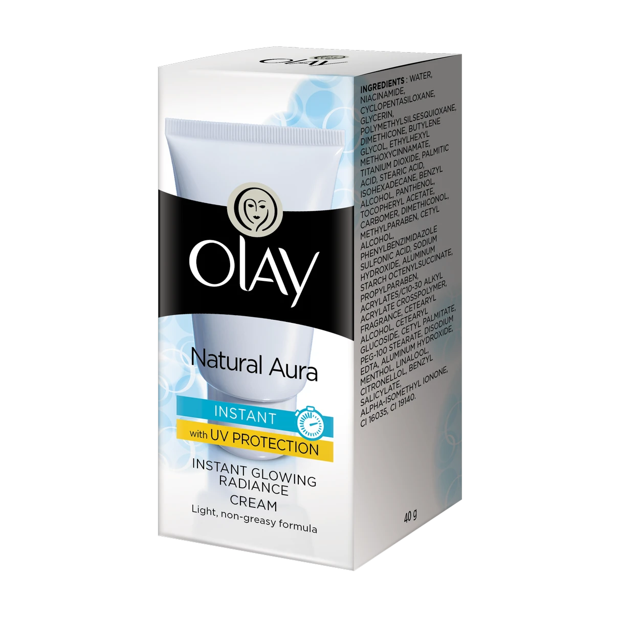 Olay Natural Aura 7 IN ONE Instant Glowing Radiance with UV Protection