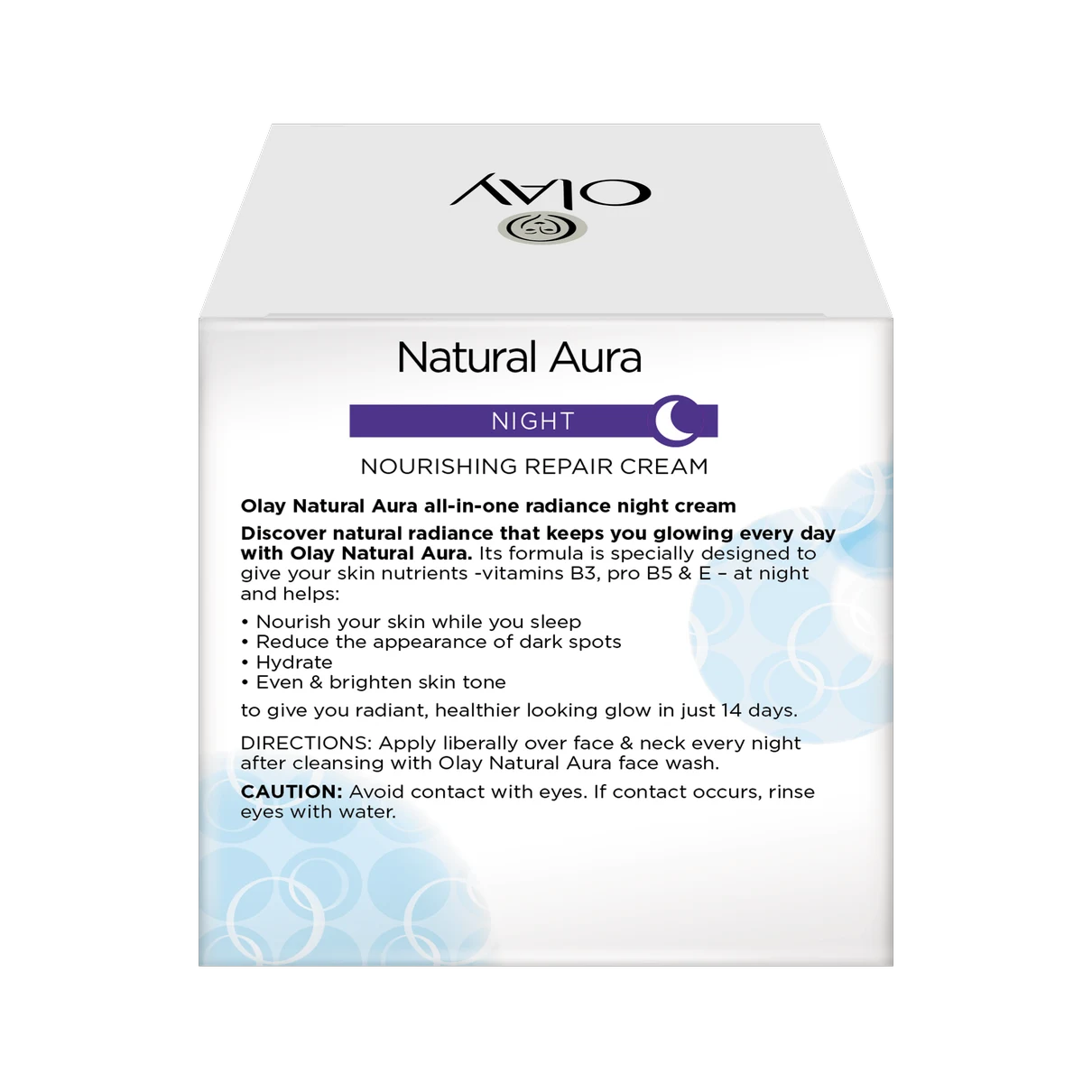Buy Olay Natural Aura All In 1 Fairness Night Repair Cream | Olay
