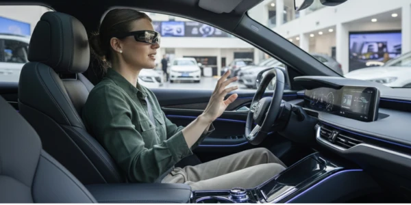 MR（複合現実）による「ハイブリッド・デジタル試乗」