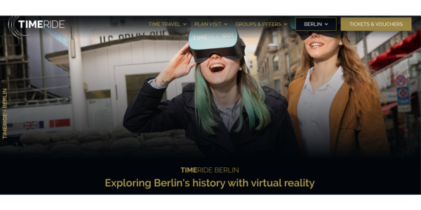 2) 冷戦時代のベルリンを体験できるVR施設(ドイツ)