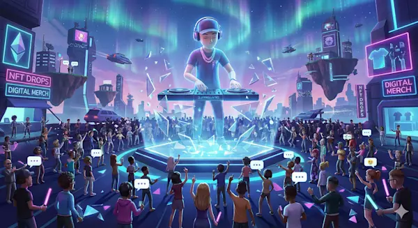 メタバース空間でのライブイベント