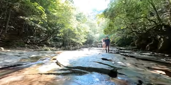 10) 藤河内渓谷の360度VR動画制作(大分県)