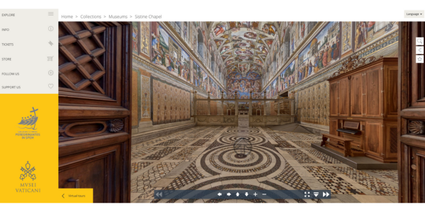 バチカン美術館 バーチャルツアー