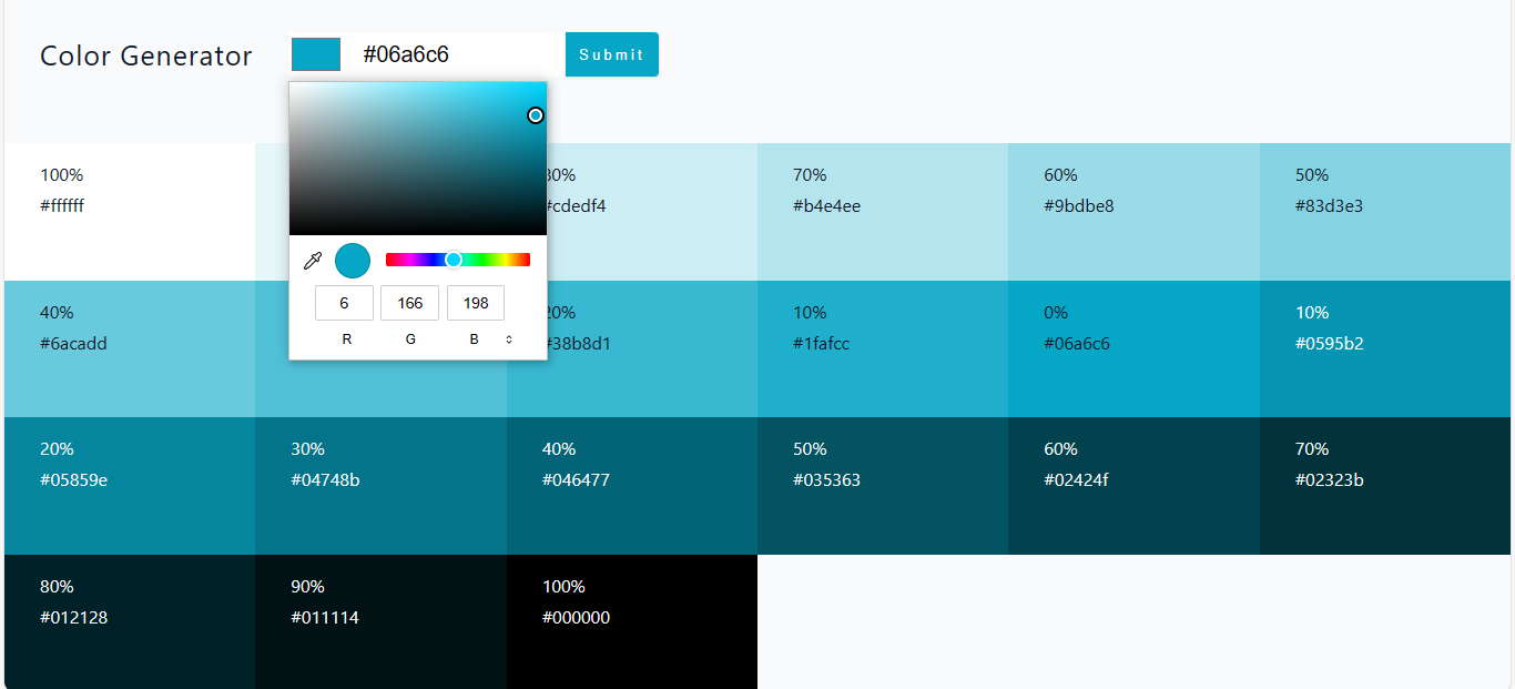 Color Generator 