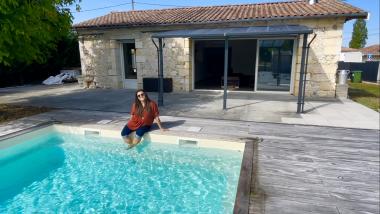 Blanquefort Caychac - Maison 7 pièces familiale avec piscine sur un vaste terrain et grand garage