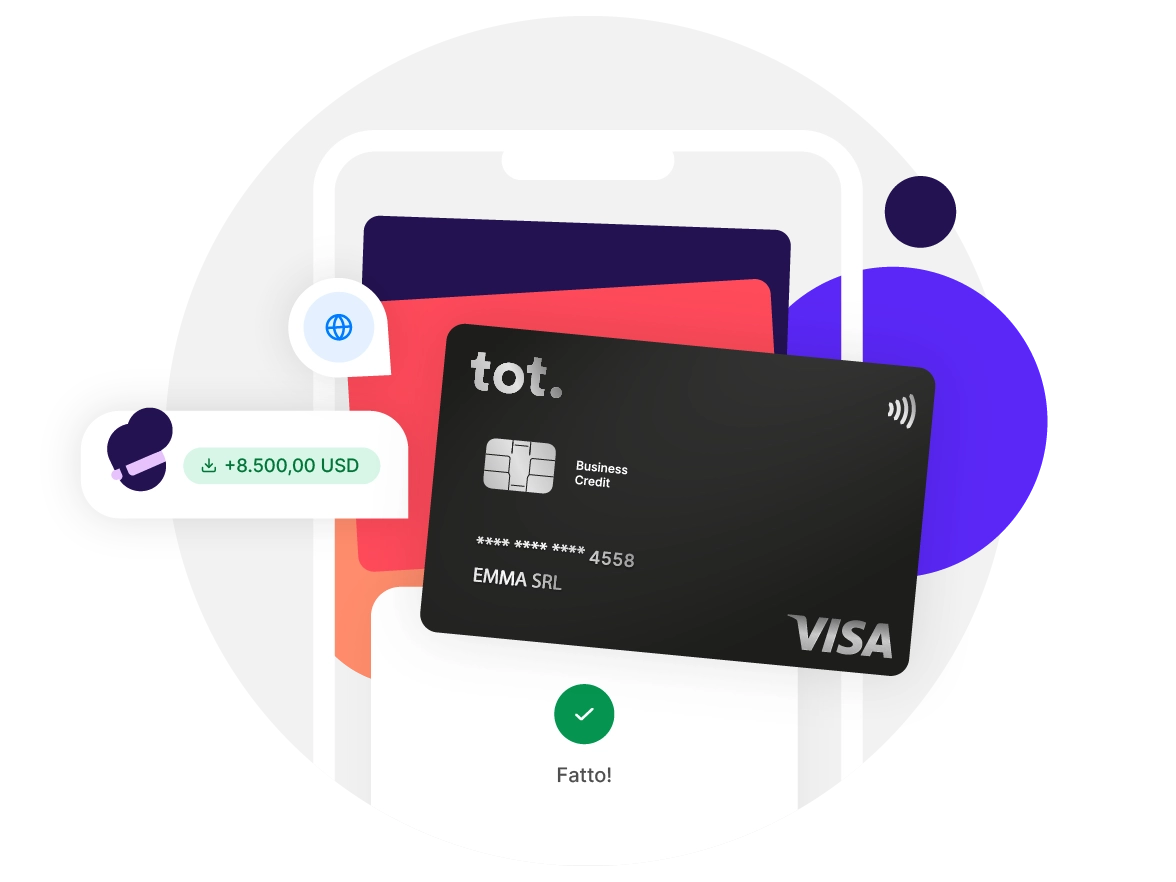 Scopri la carta Visa Business Credit di Tot