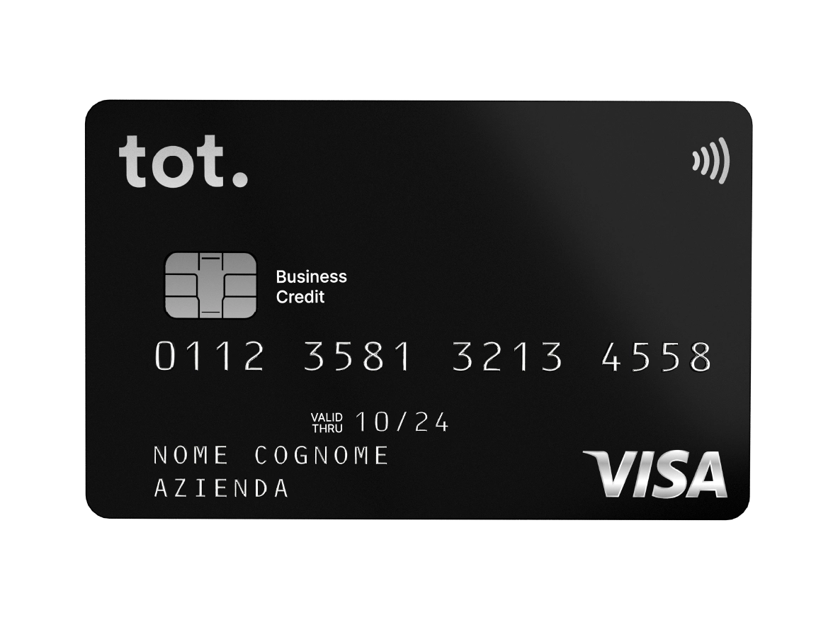 Carta Visa Business Credit di Tot