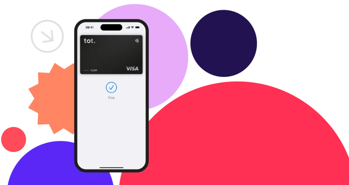 Usa la carta Tot con Apple Pay per tutti i tuoi acquisti, online e offline