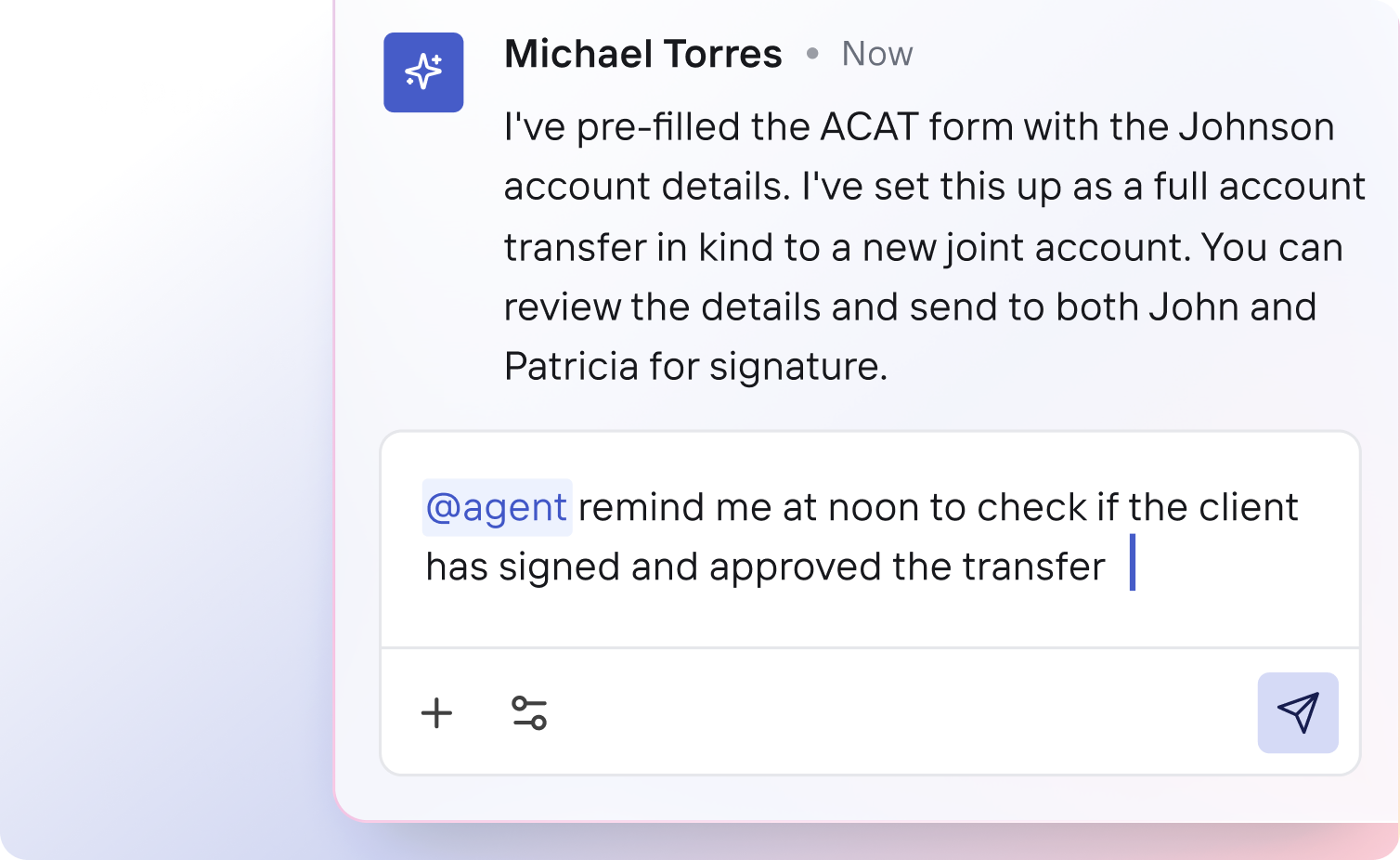 Actionable Client Intelligence