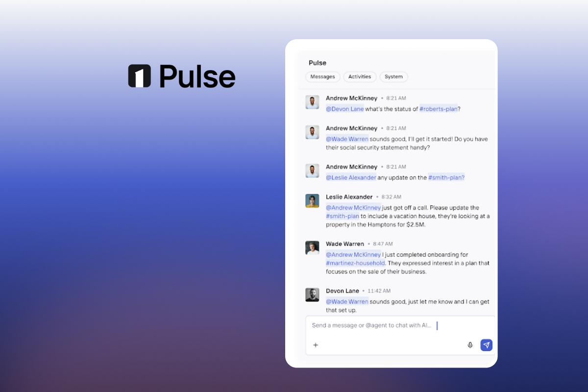 OneVest Pulse: The Live Activity Stream Where Conversation Becomes Command