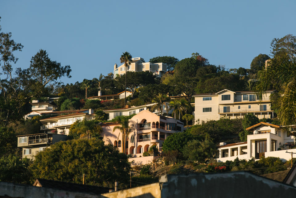 Residential Neighborhood In Santa Barbara California Usa 