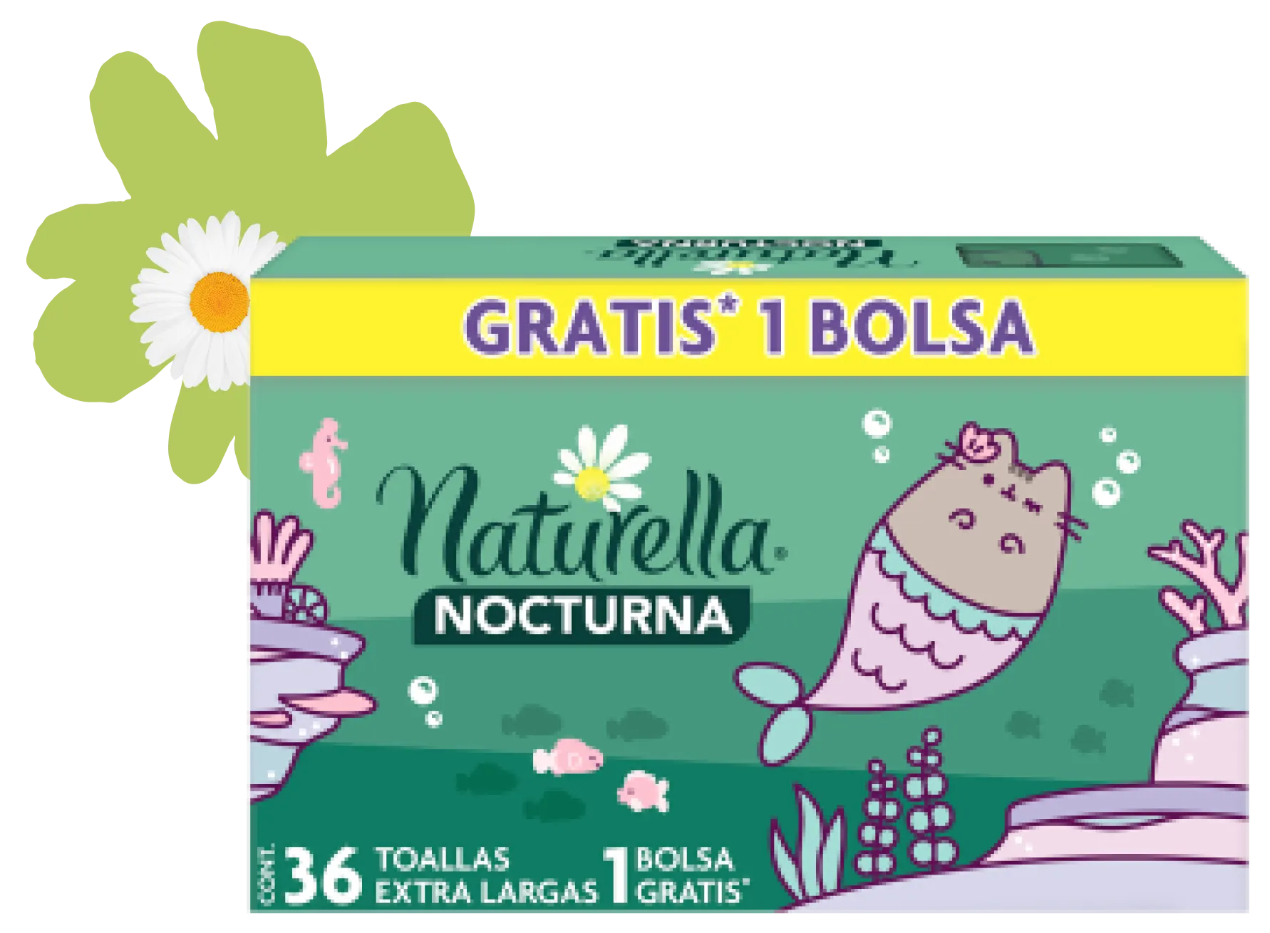 Naturella Nocturna 36 toallas