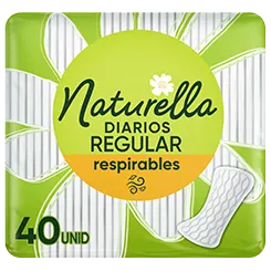 Naturella diarios regular respirables