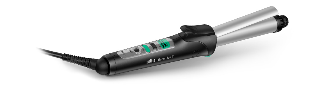 Стайлер для завивки волос Braun Satin Hair 7 с функцией ионизации IONTEC и легко читаемым светодиодным дисплеем
