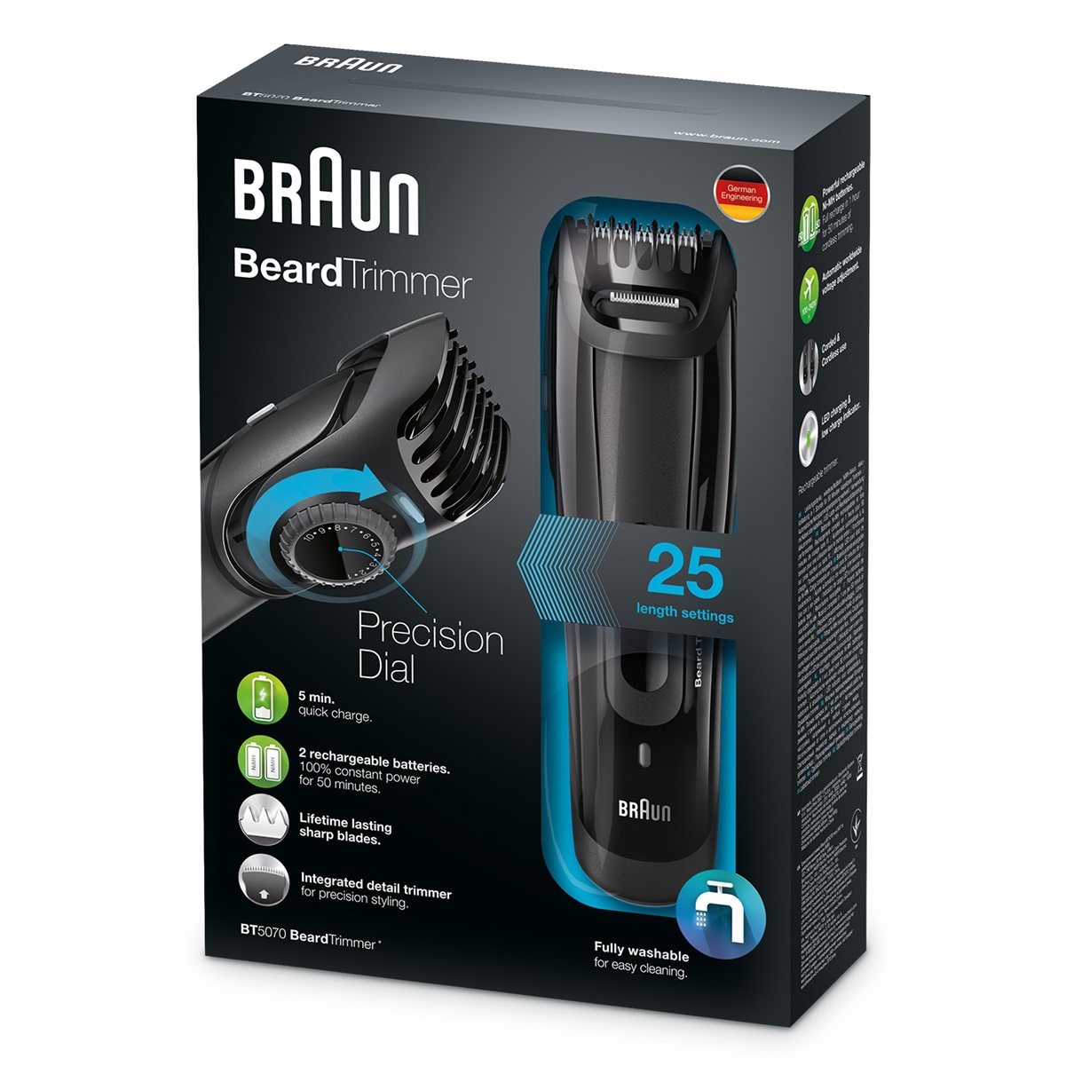 Braun beard trimmer BT5070 - packaging