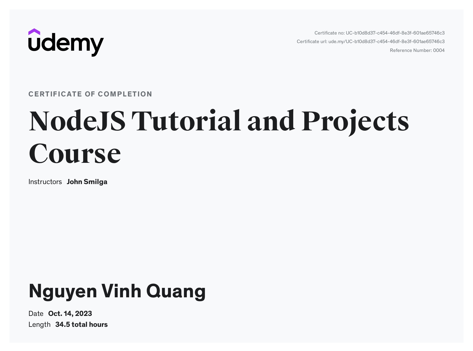 Nodejs Cert