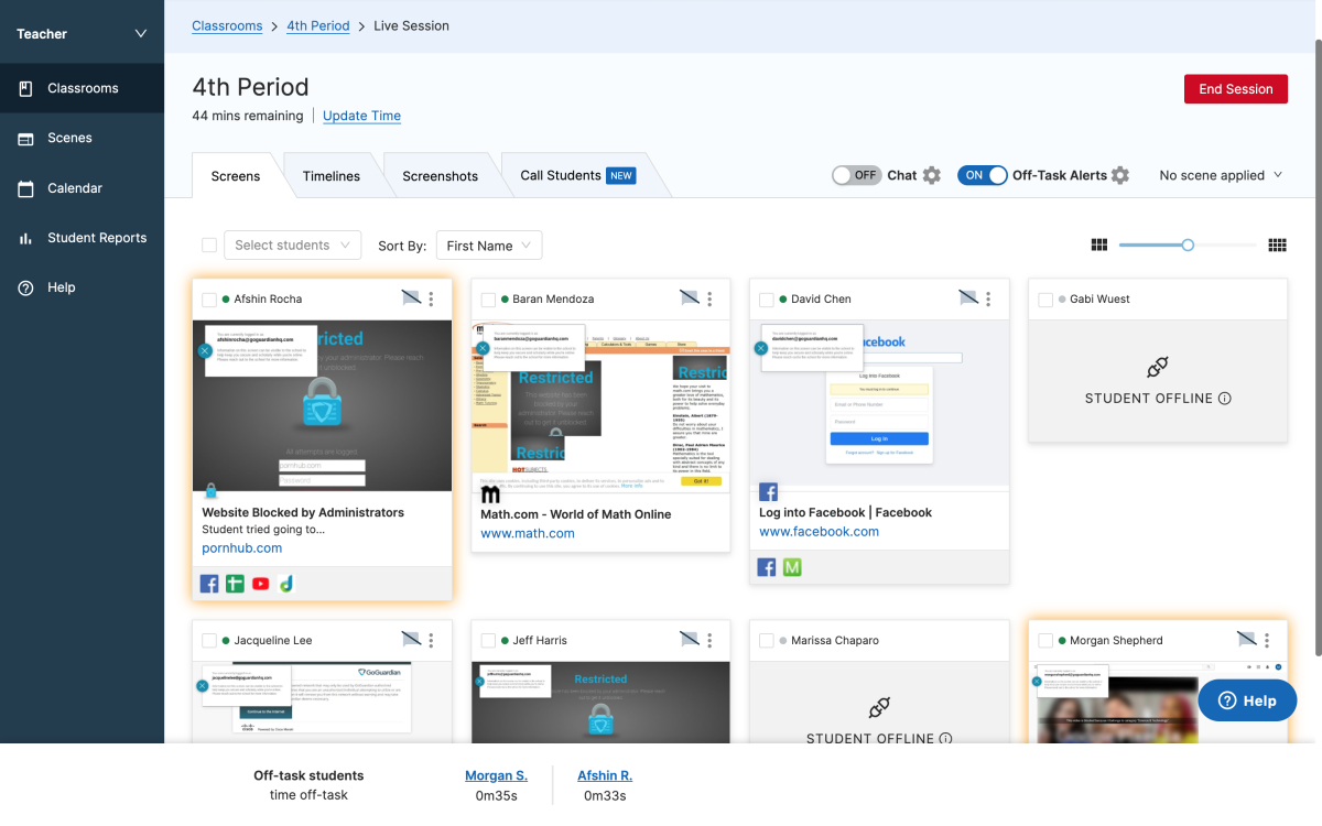 How GoGuardian Teacher Supports Synchronous Learning