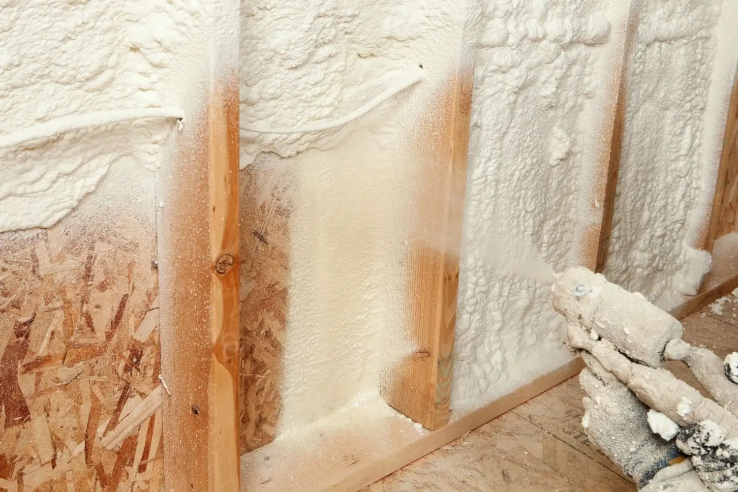 spray foam insulation process