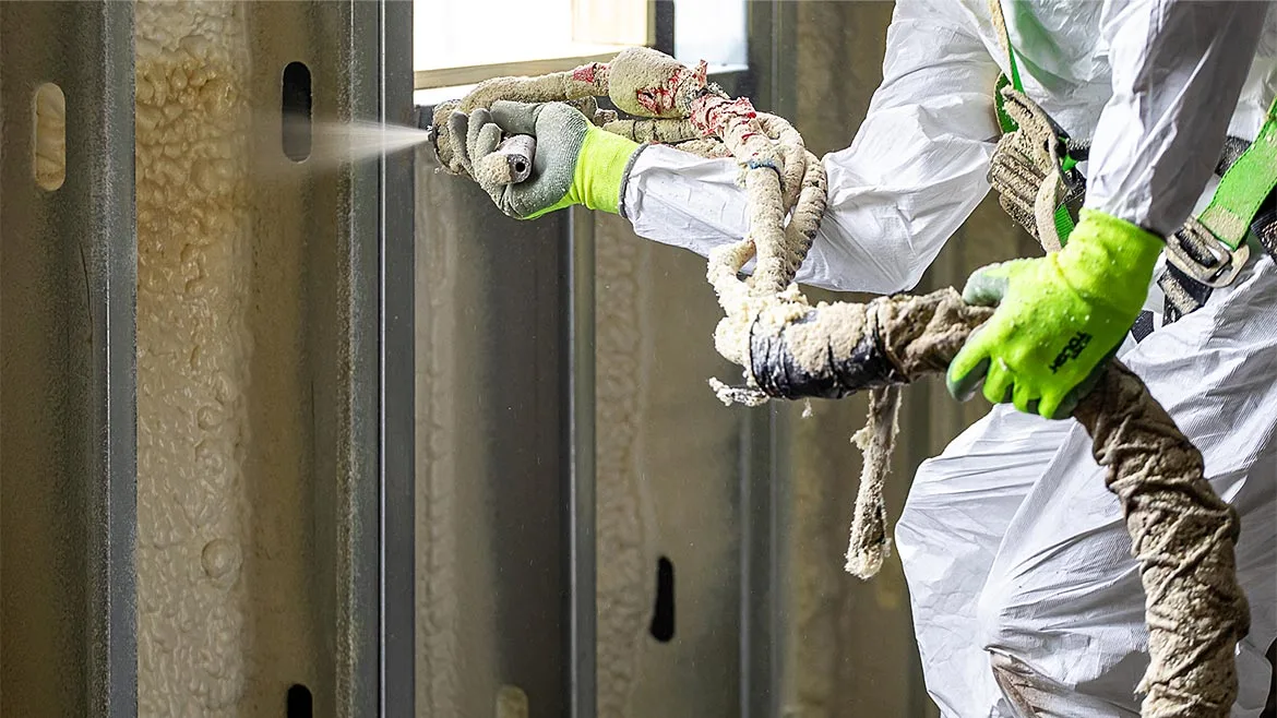 efficiency of spray foam