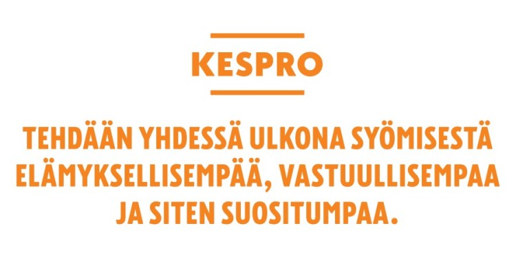 kespro logo pitkä slogan