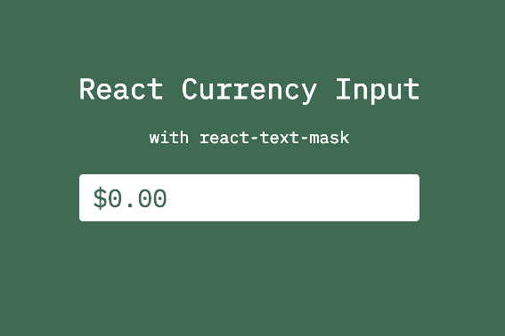 currency input demo