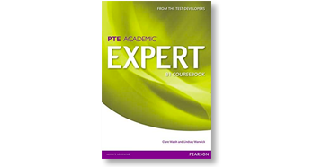An image of the PTE Academic Expert B2 coursebook