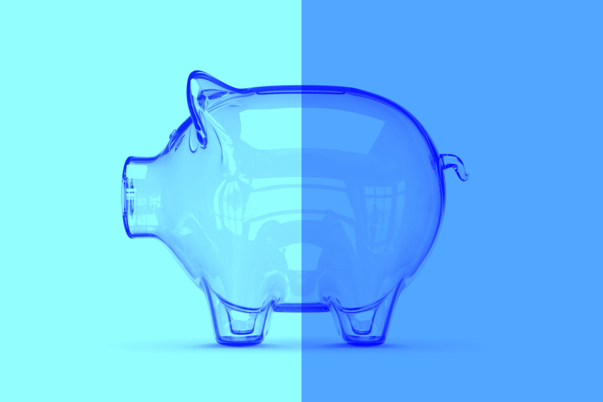 Glass piggy bank illustrates article on Fintech transparency