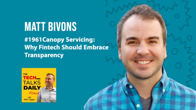An image of Canopy CEO Matt Bivons created by the Tech Talks Daily Podcast