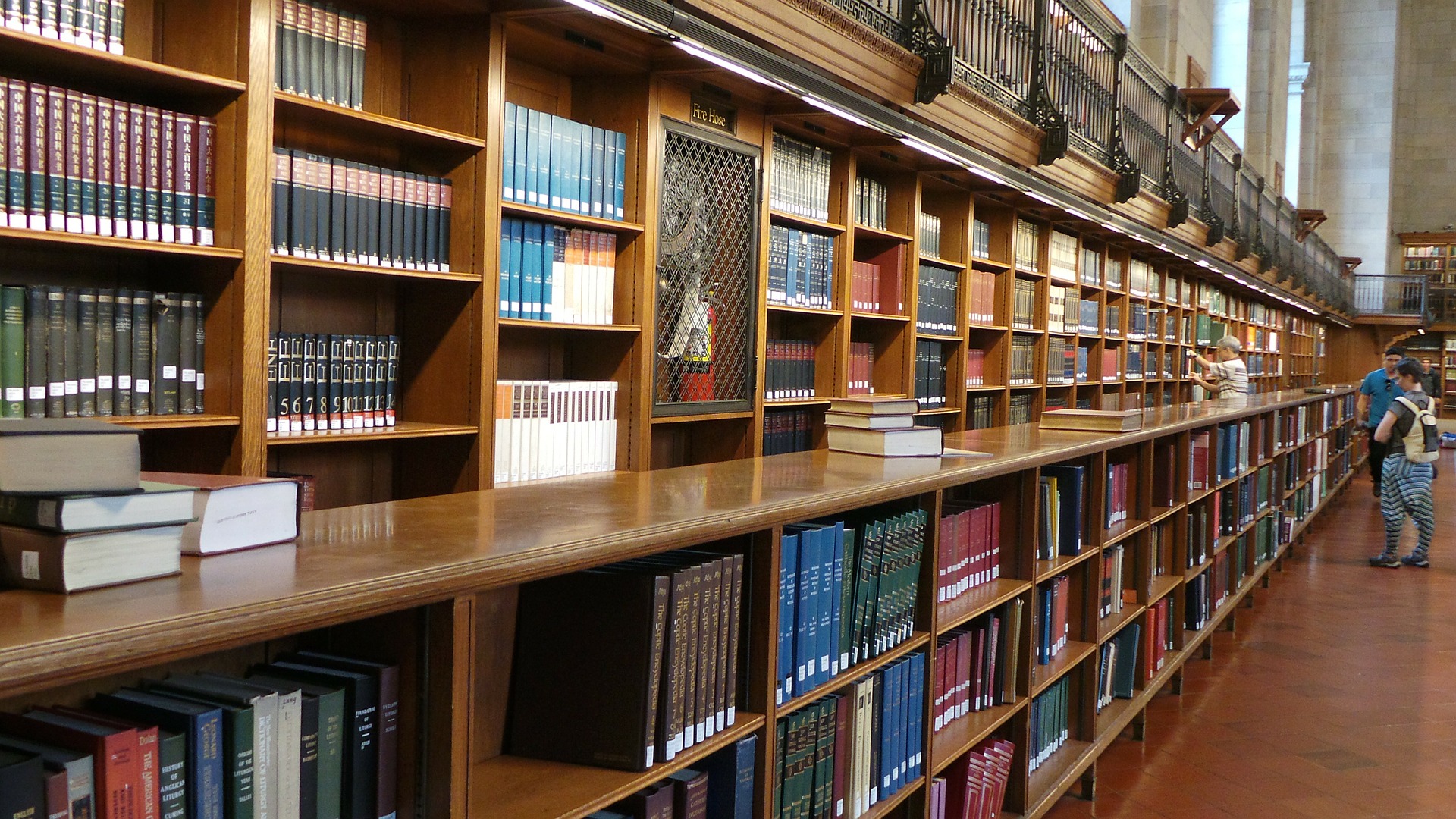  Library at NYU  Photo courtesy of Pixabay.  