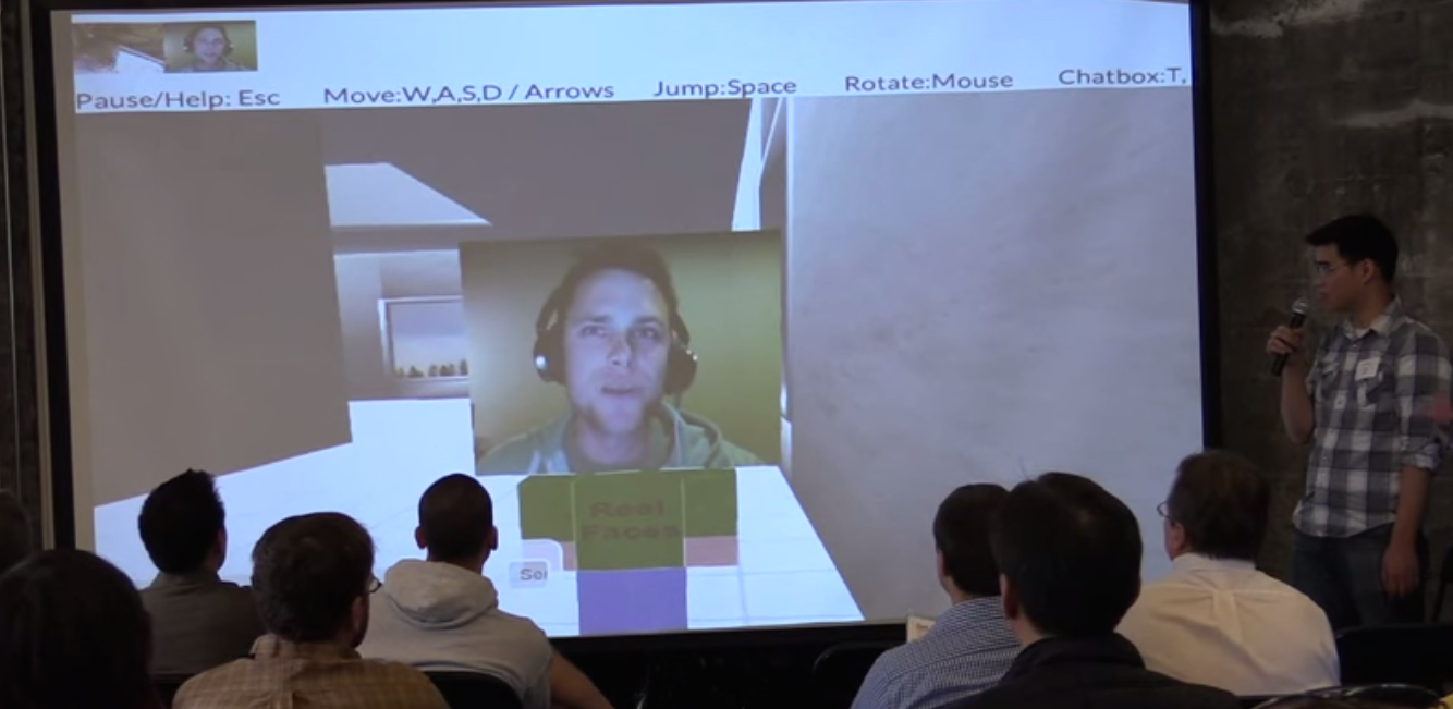 Remote Students Create 3D Video Conferencing Environment with WebRTC's Image