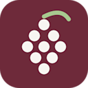 Croft app icon: grape cluster on wine red