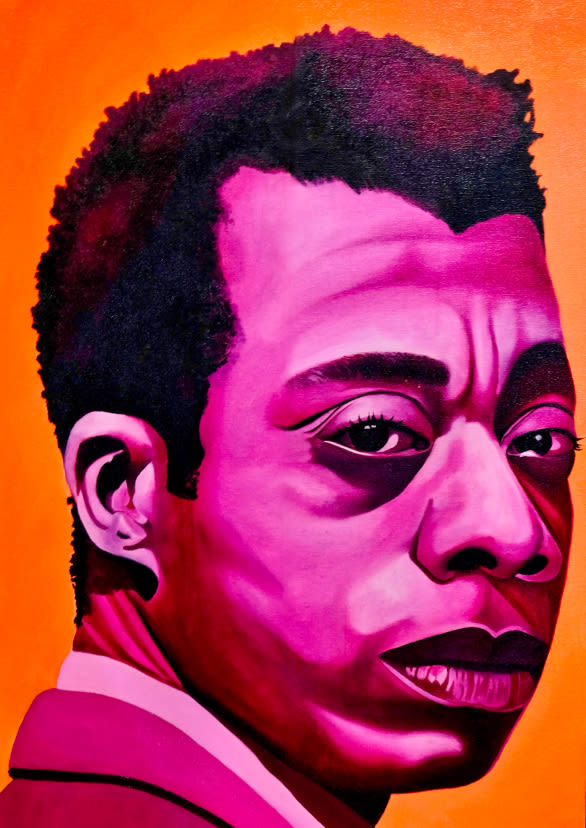 Mr Baldwin: Oil on canvas, 2020