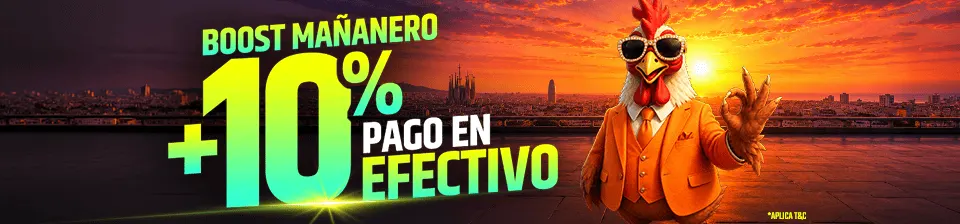 Pagos en efectivo cada mañana.