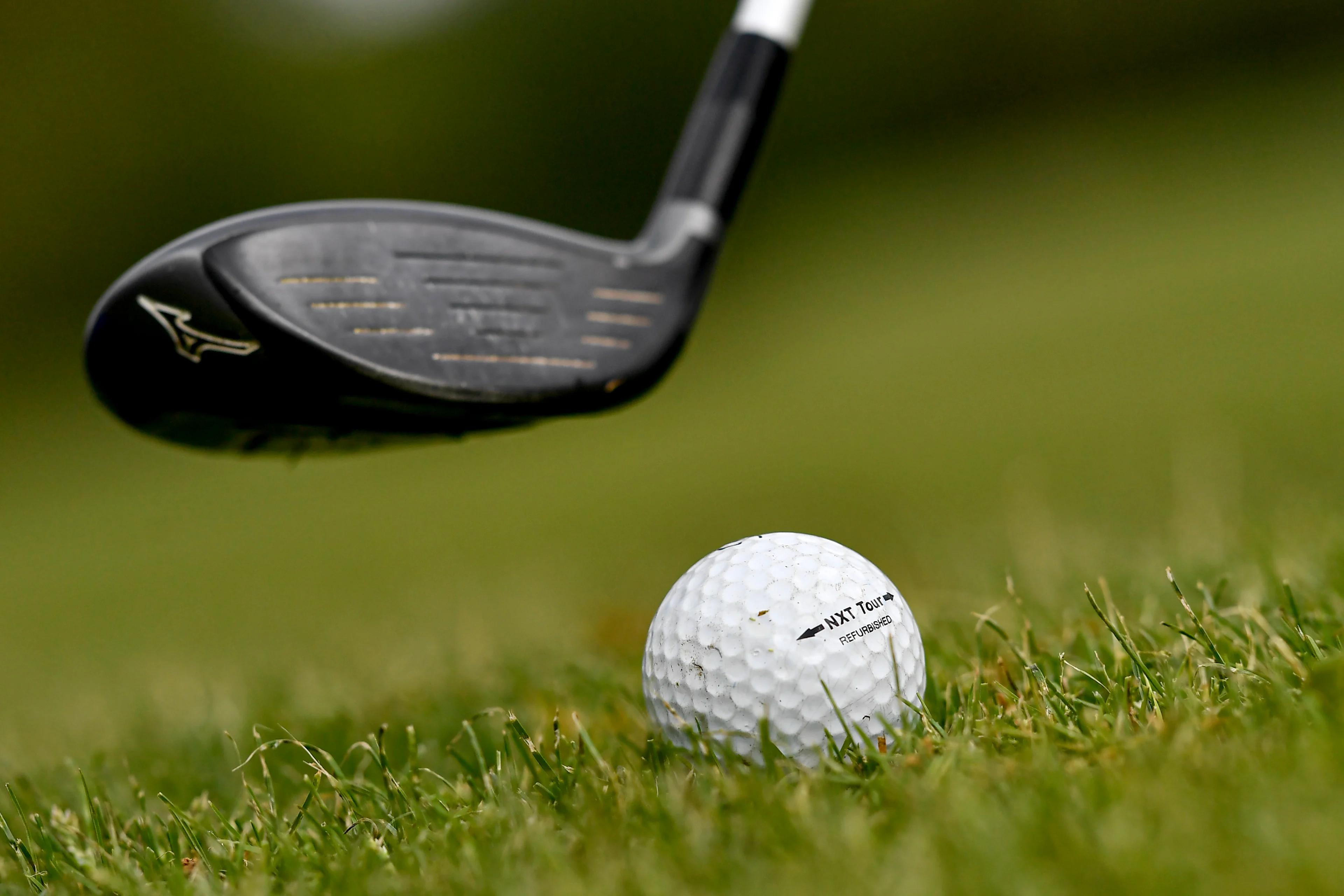 Illustration picture shows a golf club and ball during the preparations of the golf course and the special measures for the re-opening of Cleydael Golf and Country Club on Monday May 4th, Friday 01 May 2020. Golf is possible in a group (flight) of 3 persons and the clubhouse and the facilities stay closed. Belgium is in its seventh week of confinement in the ongoing corona virus crisis. The government has announced a phased plan to attempt an exit from the lockdown situation in the country, continuing to avoid the spread of Covid-19. BELGA PHOTO DIRK WAEM