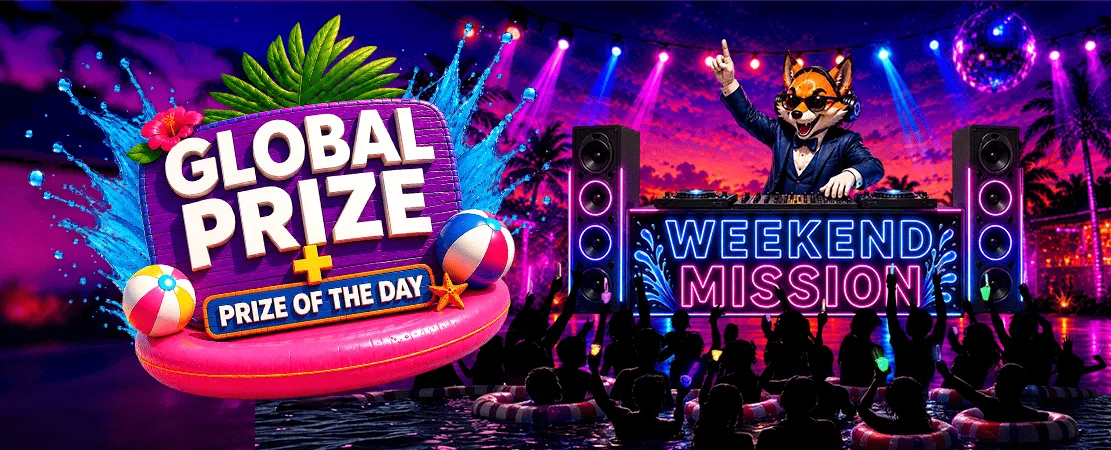 💦 Weekend Mission: 3 days, 3 prizes, 1 global reward