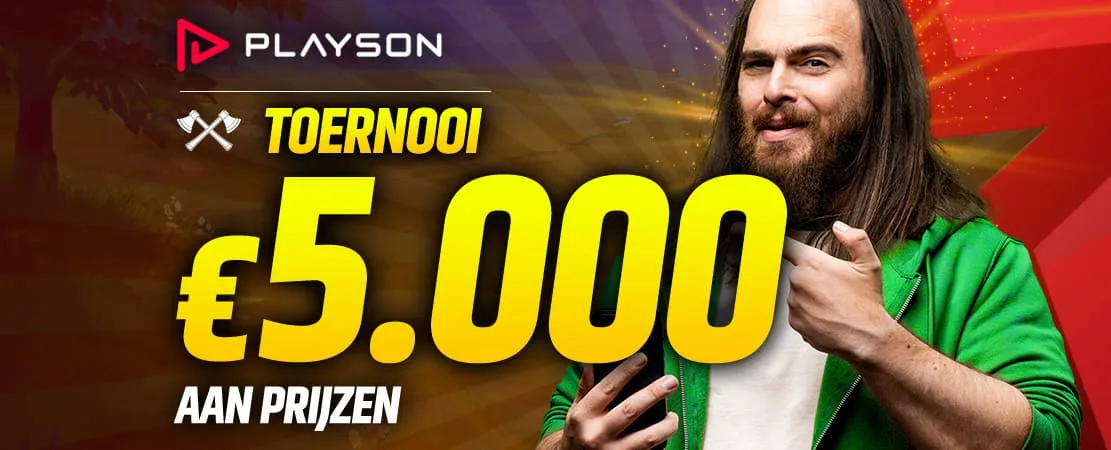 €5.000 Playson Toernooi 💎