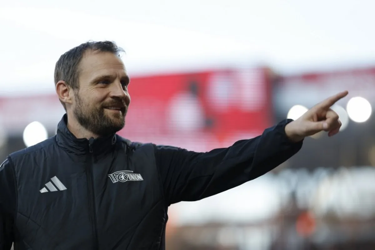 Union Berlin's Danish head coach Bo Svensson arrives prior to the German first division Bundesliga football match between 1 FC Union Berlin and Bayer 04 Leverkusen in Berlin, on November 30, 2024.  Odd ANDERSEN / AFP