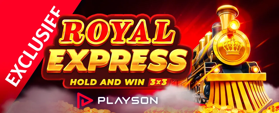 🚂 Exclusief bij Starcasino! Royal Express Hold and Win van Playson 🚂